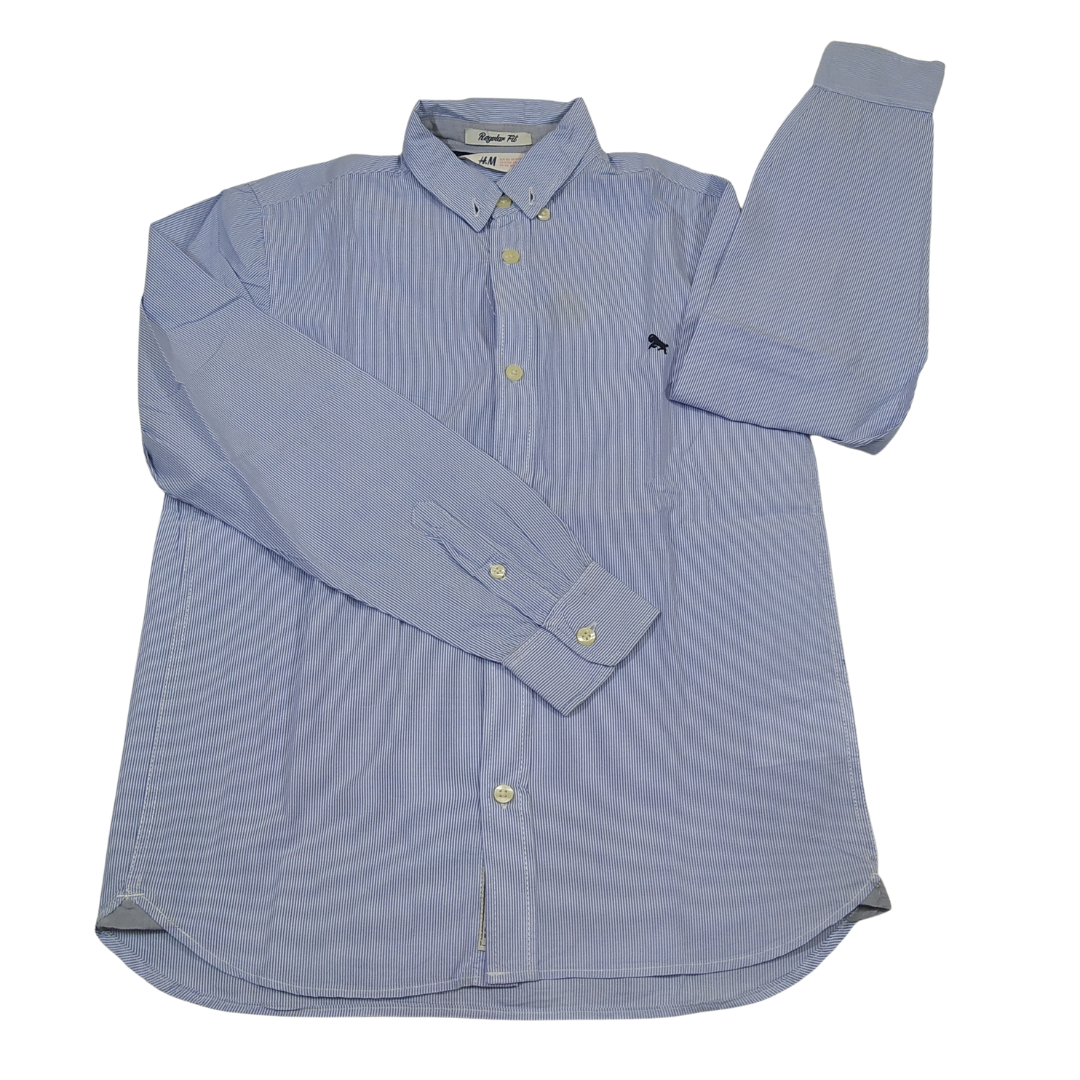 11-12 yrs - H&M Striped Boys Shirt