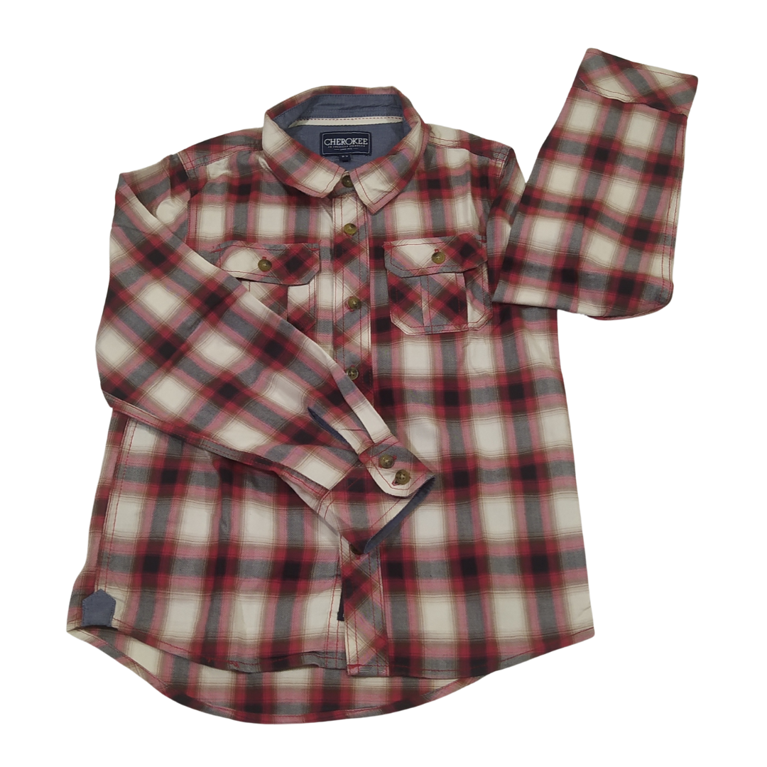 8-9 yrs - Cherokee Check Boys Shirt