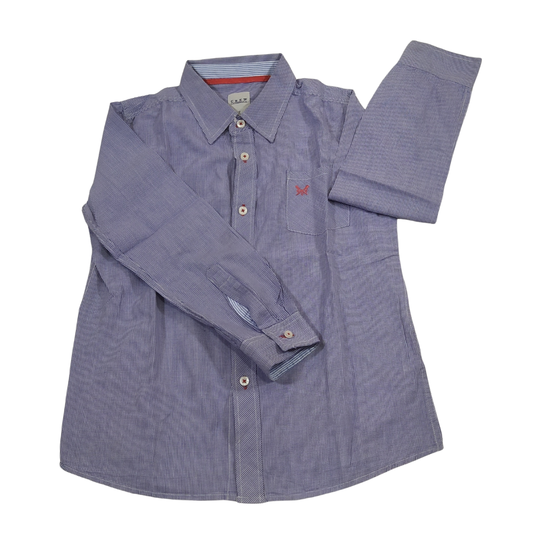 7 yrs - Crew Clothing Check Print Shirt