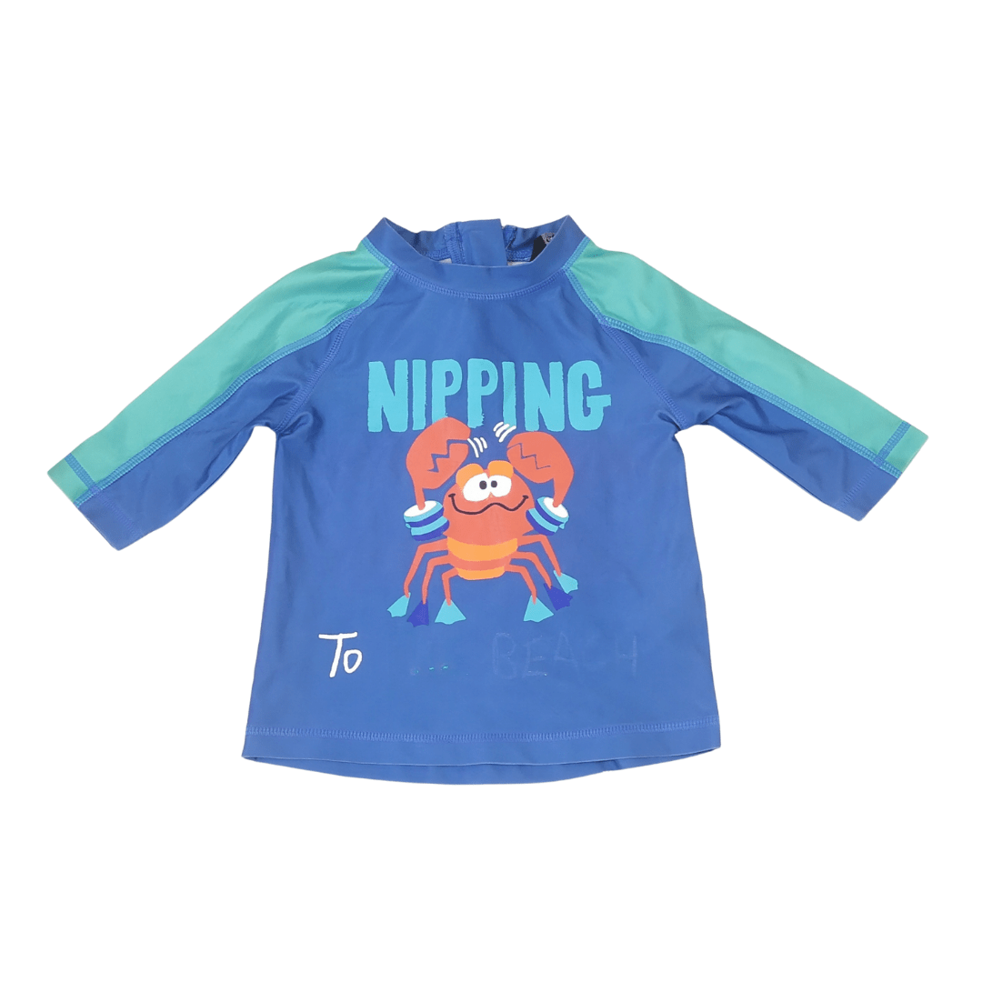 18-24 mths George Boys Two Color Swim Top