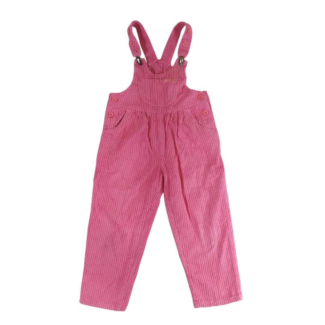 4-5 yrs - Polarn&Pyret Pink Corduroy Romper
