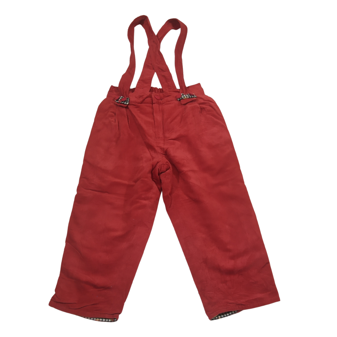 5-6 yrs - Unbranded Red Suspender