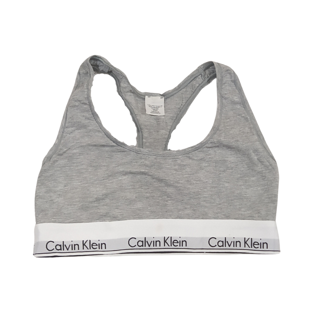 11-12 yrs – Calvin Klein Grey Girls Training Bra – Okriks
