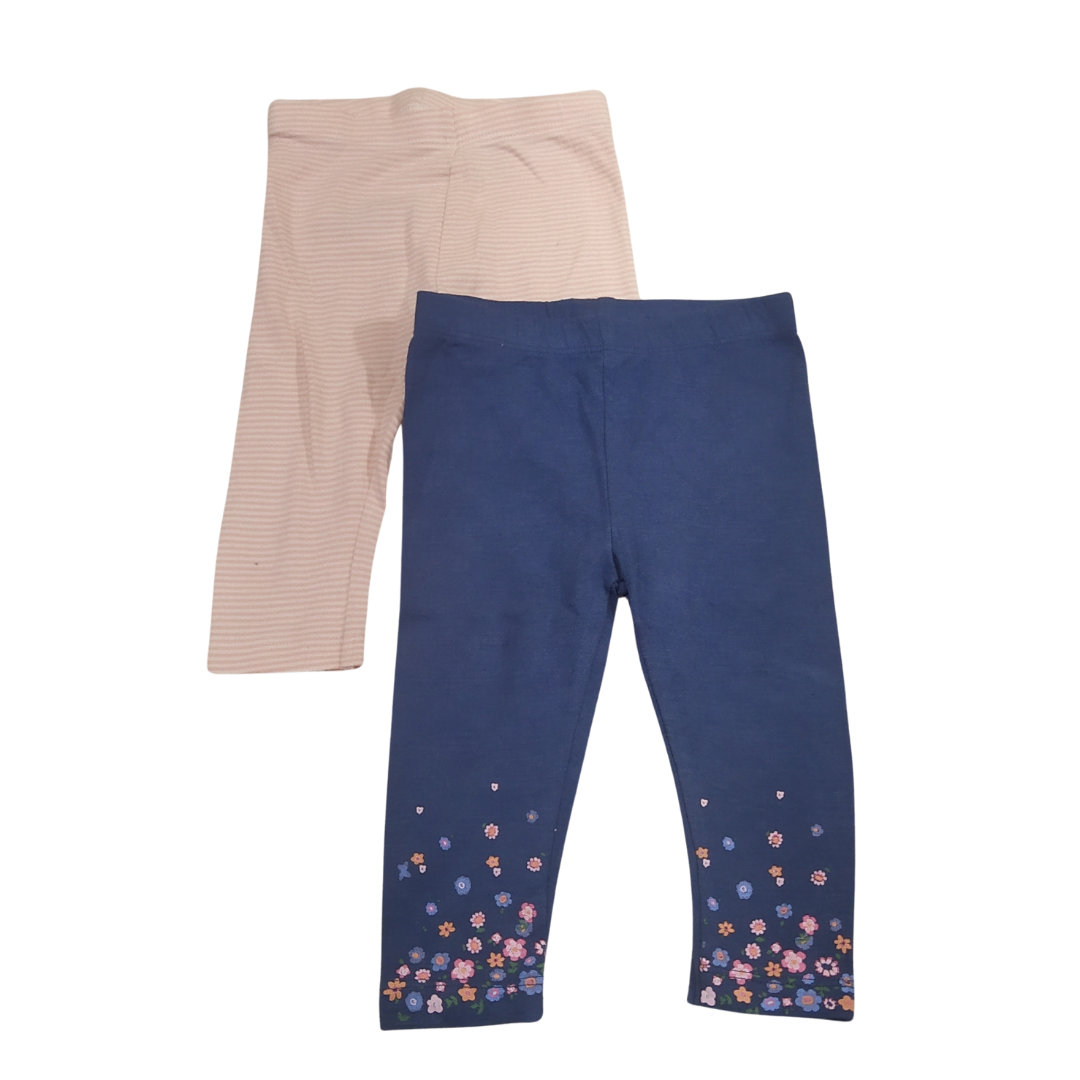 3-6 mths - Lupilu/Dunnes Striped Leggings