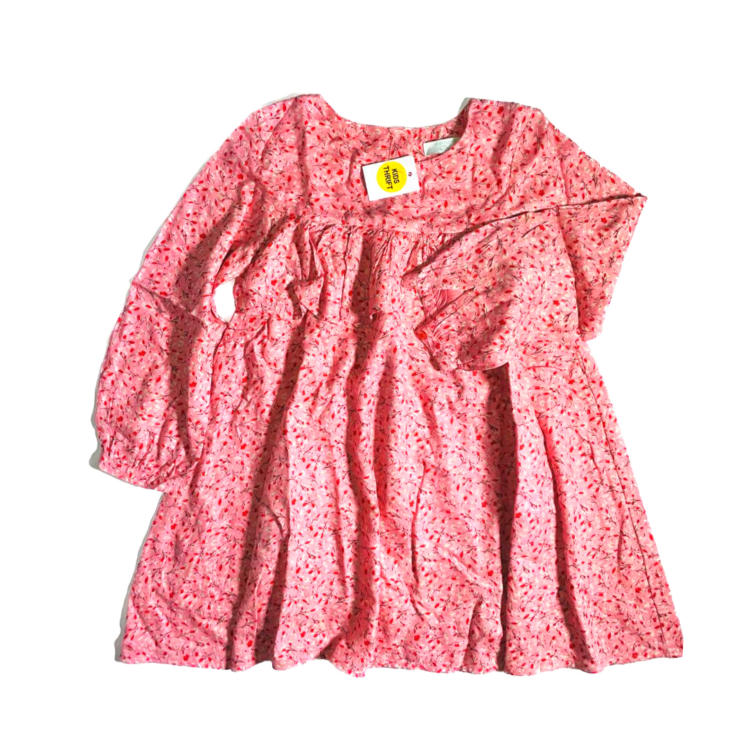 5-6 yrs - Leigh Tucker Floral Print Cotton Dress