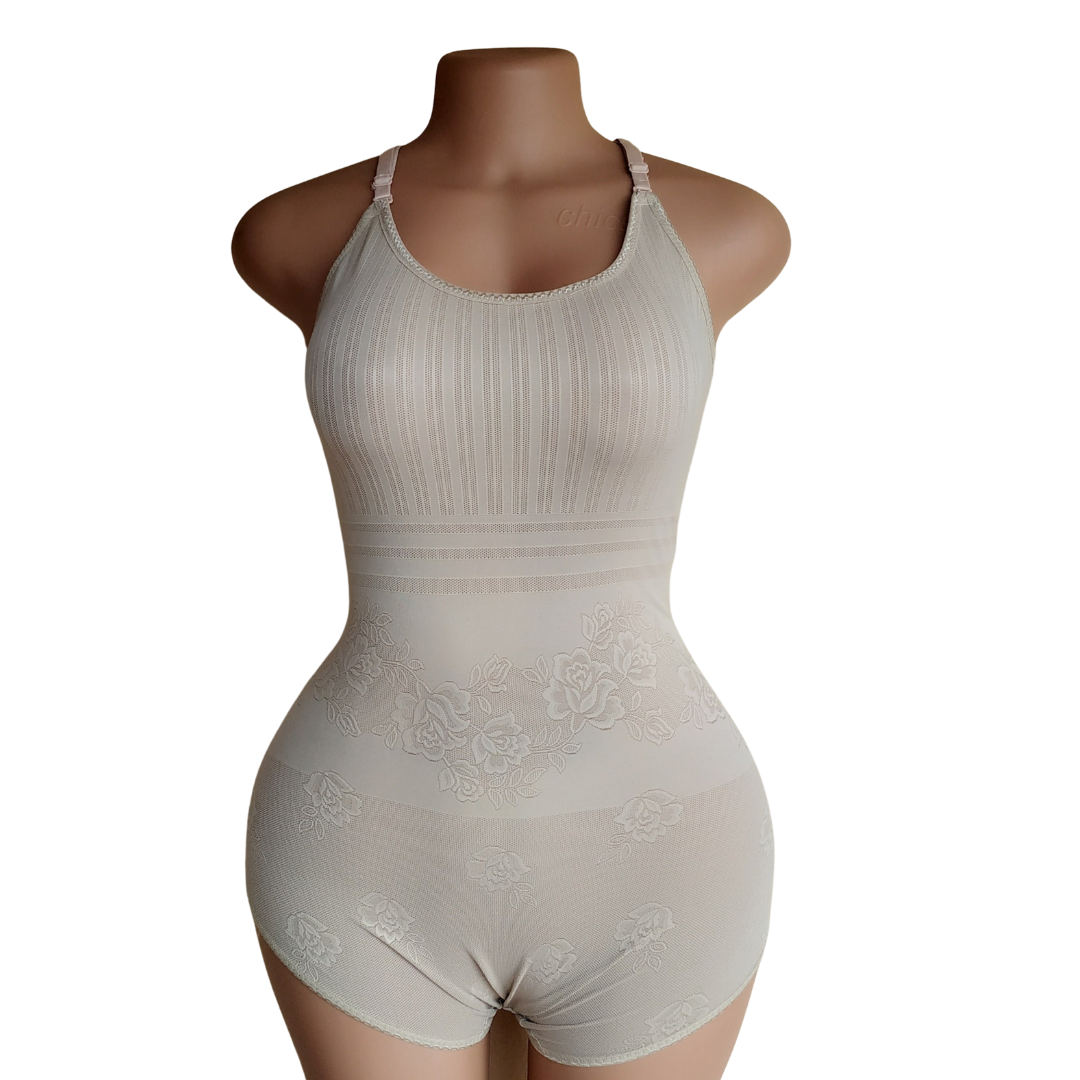 UK 14 -  Unbranded BROWN Control Bodysuit