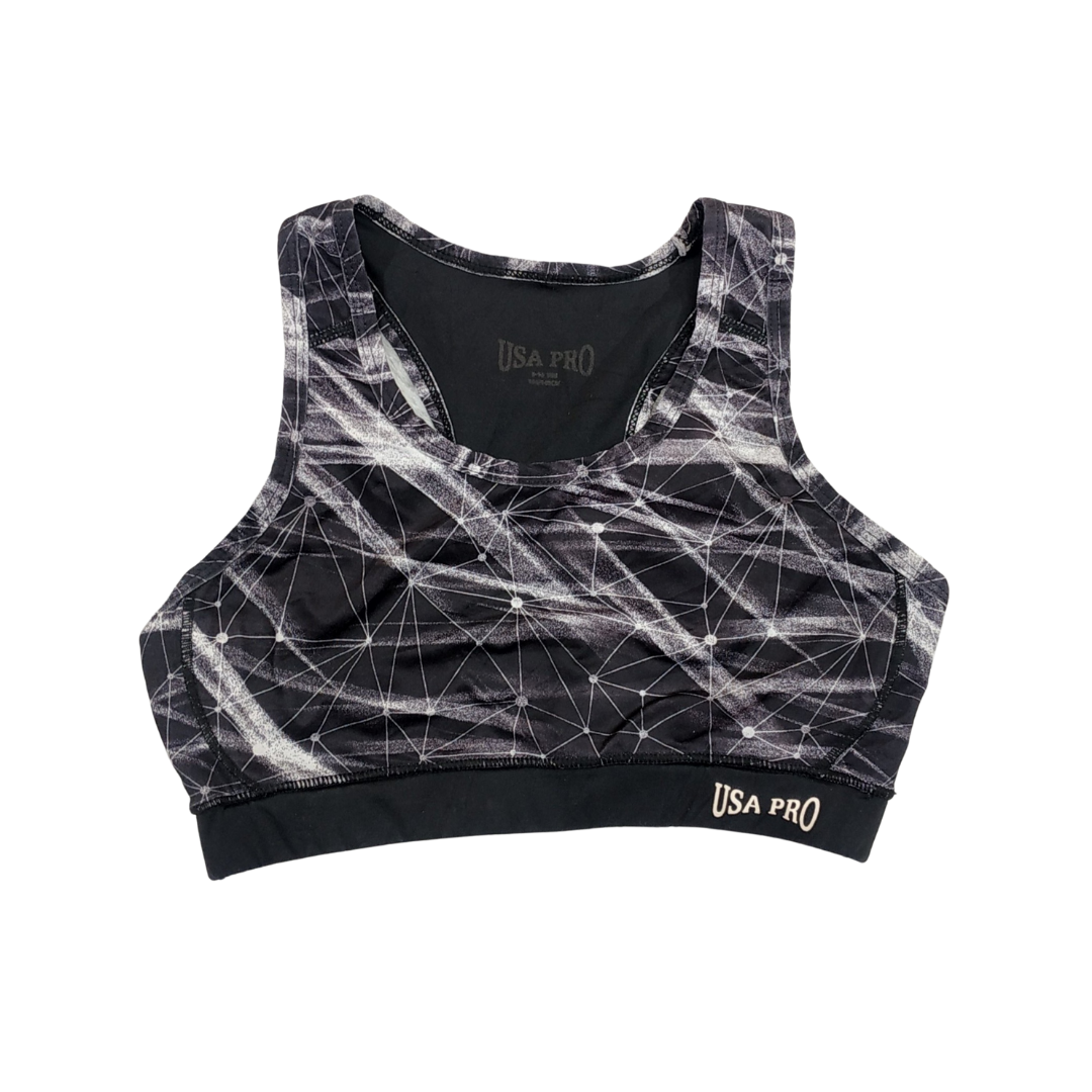 9-10 yrs - Usa Pro Print Girls Bra Top