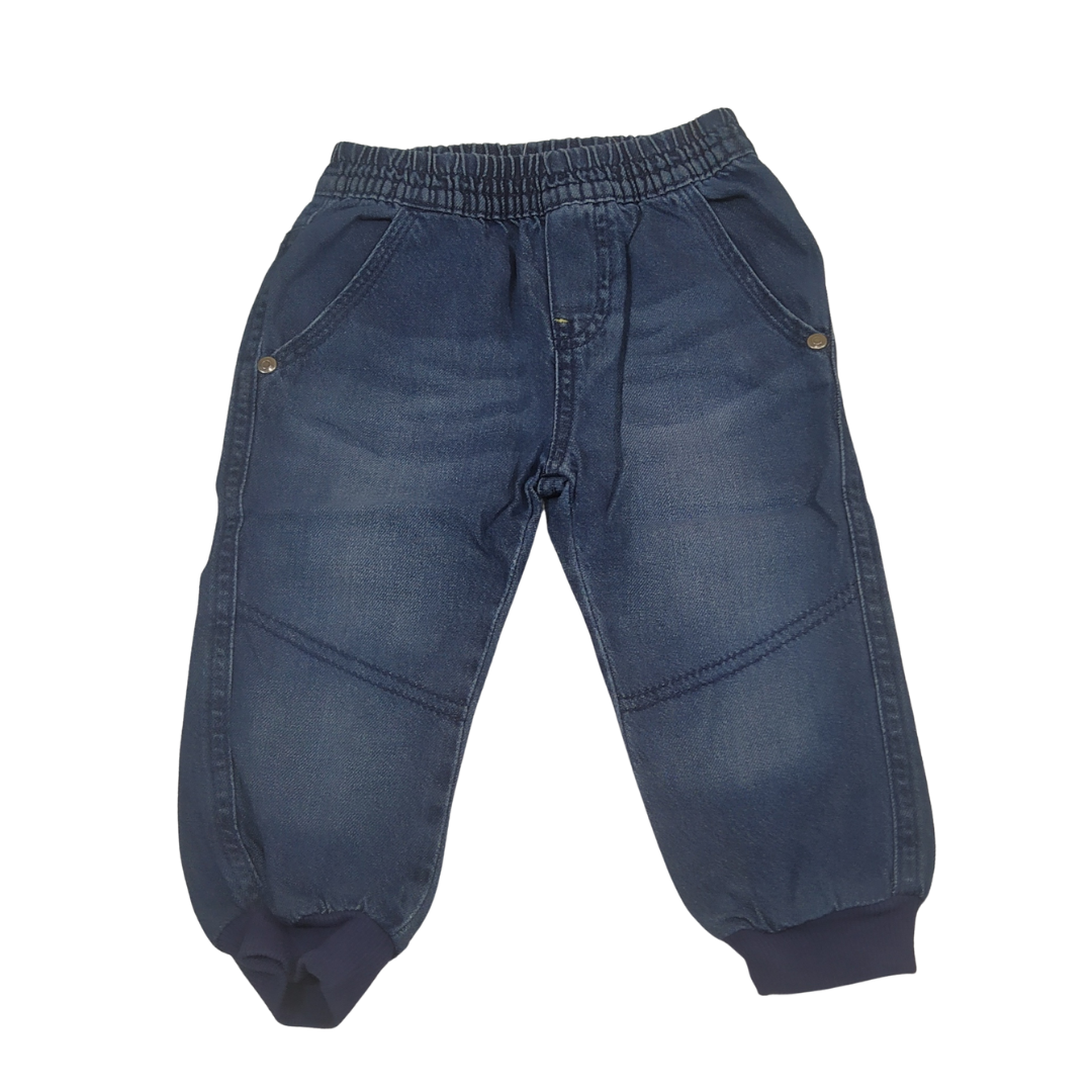 9-12 mths - Lupilu Blue Denim Baby Bottom