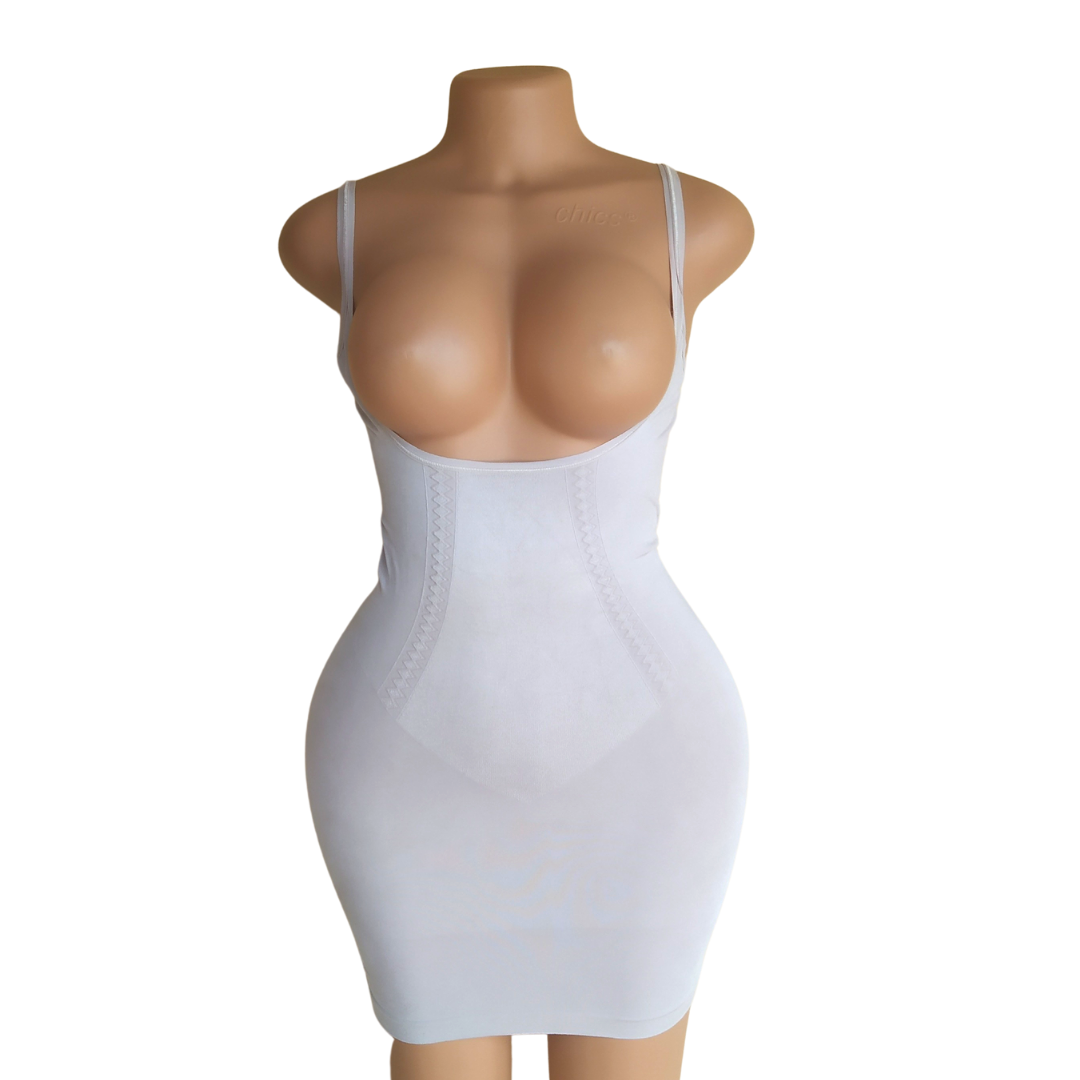 UK 16 - Dunnes Brown Open Bust Control Slip