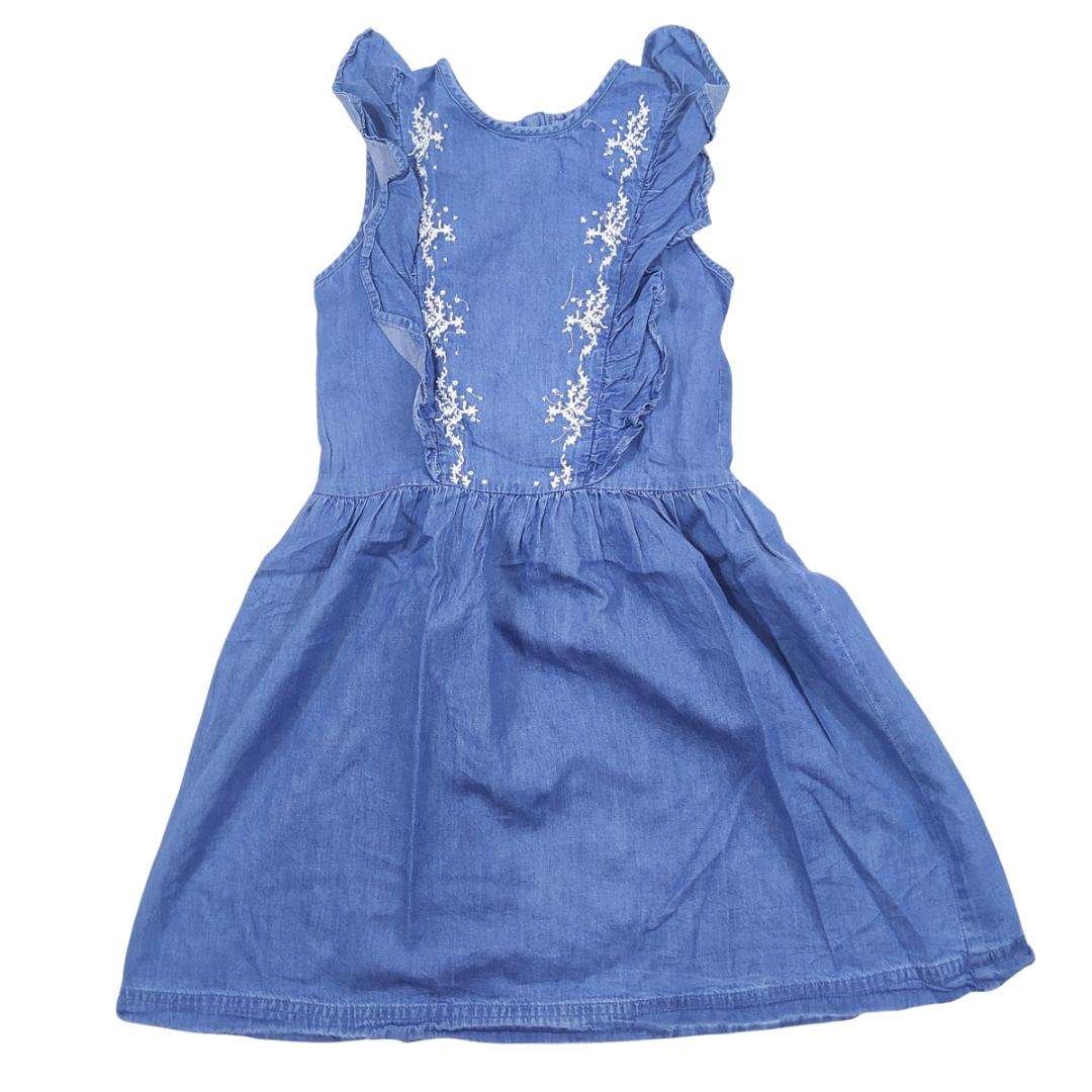 5-6 yrs - Leigh Tucker Denim Girls Casual Dresses