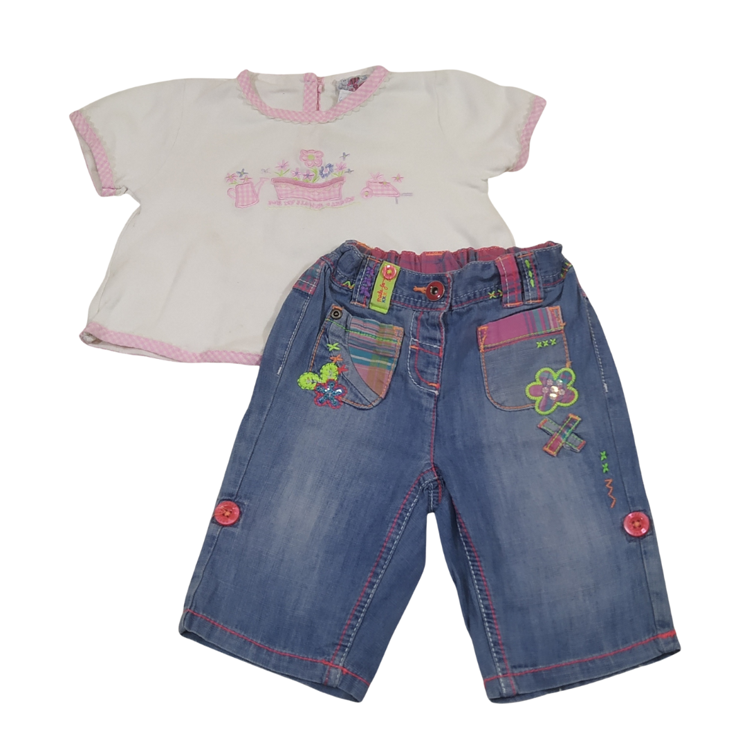 9-12 mths - Next Top And Jeans Paired Set