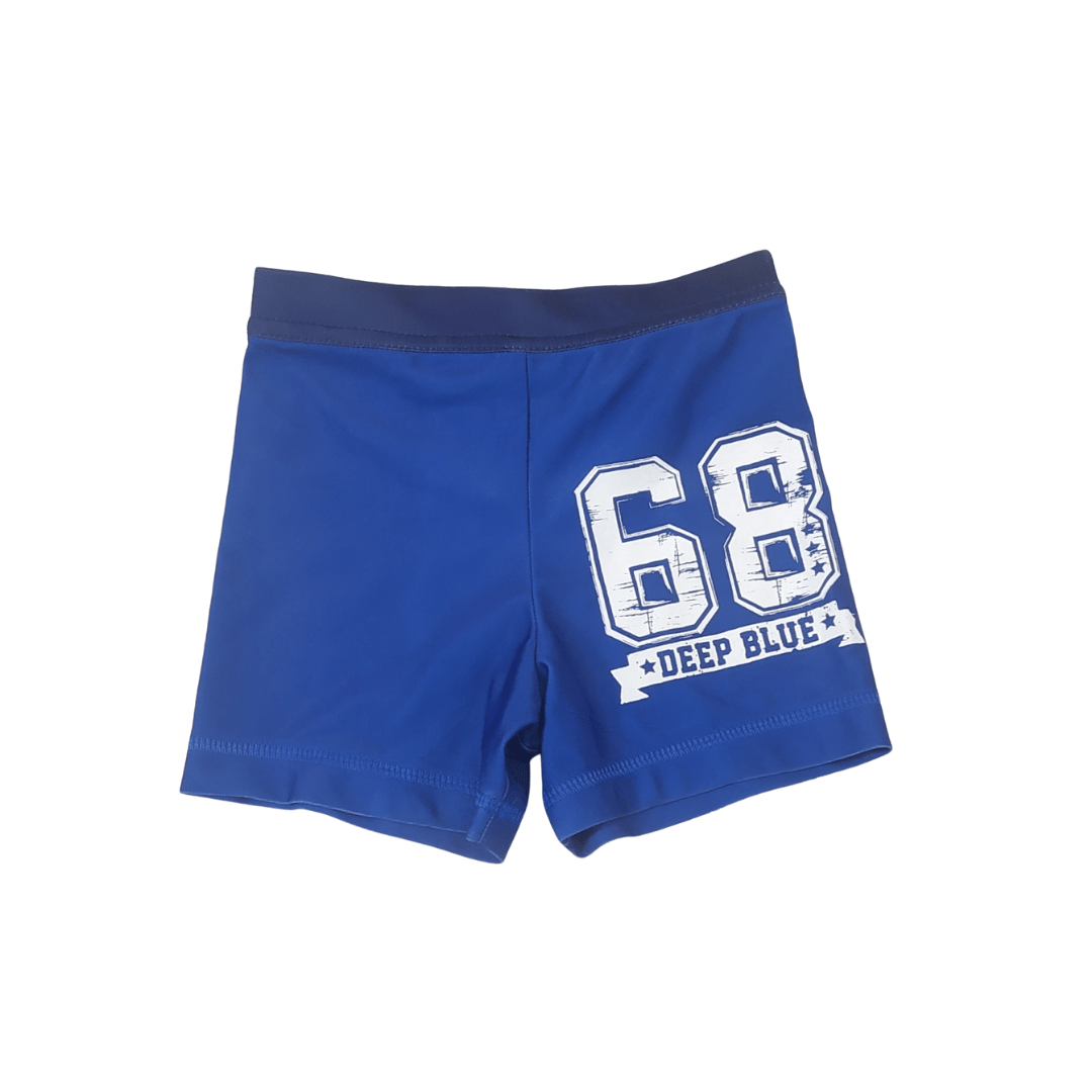 12-18 mths George Boys Blue Swim Shorts