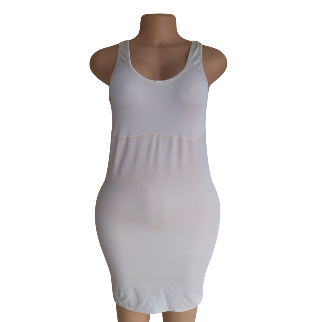 UK 18 - Unbranded Brown Bodyshaper Slip (Ink)