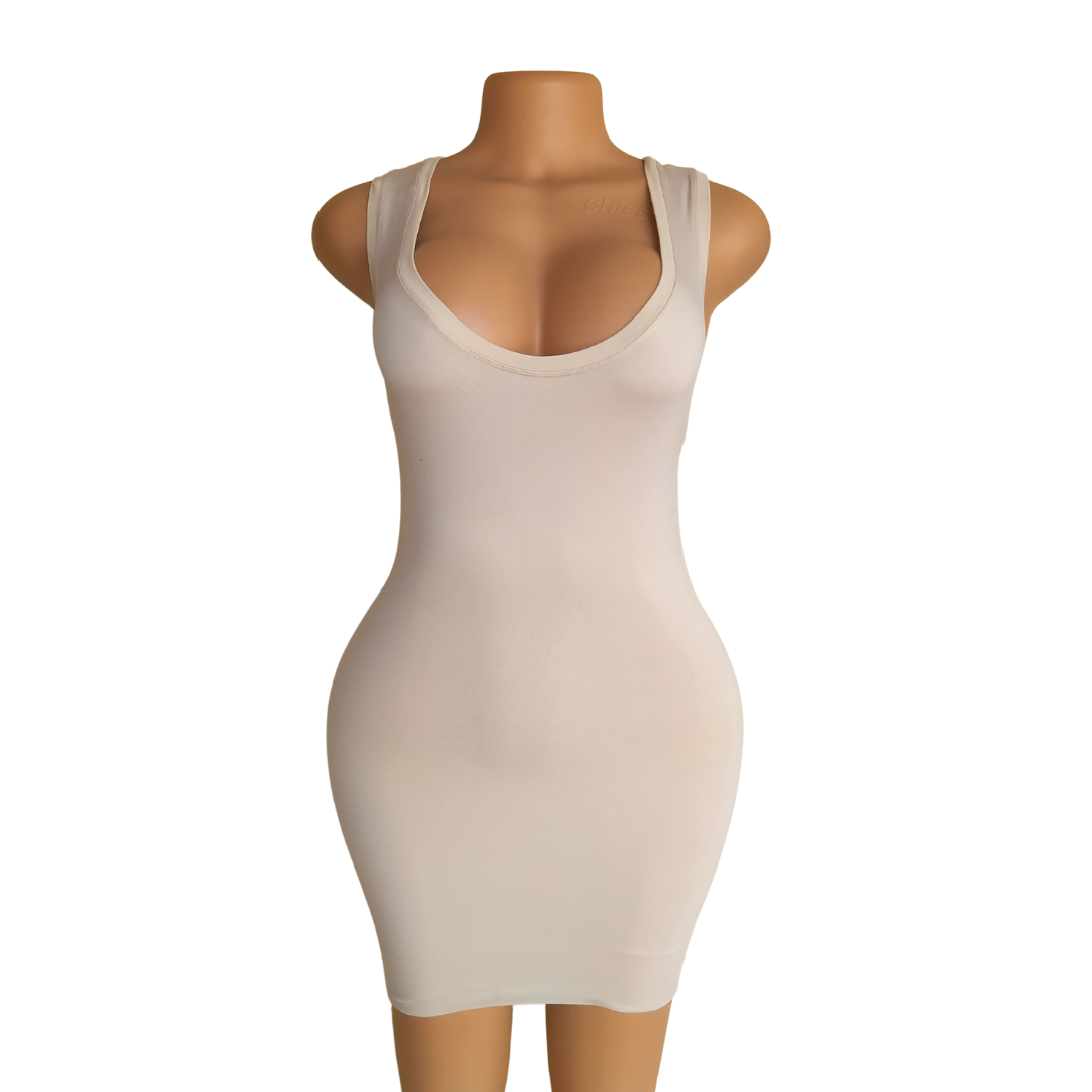 UK 14 - Preloved Brown Control Slip