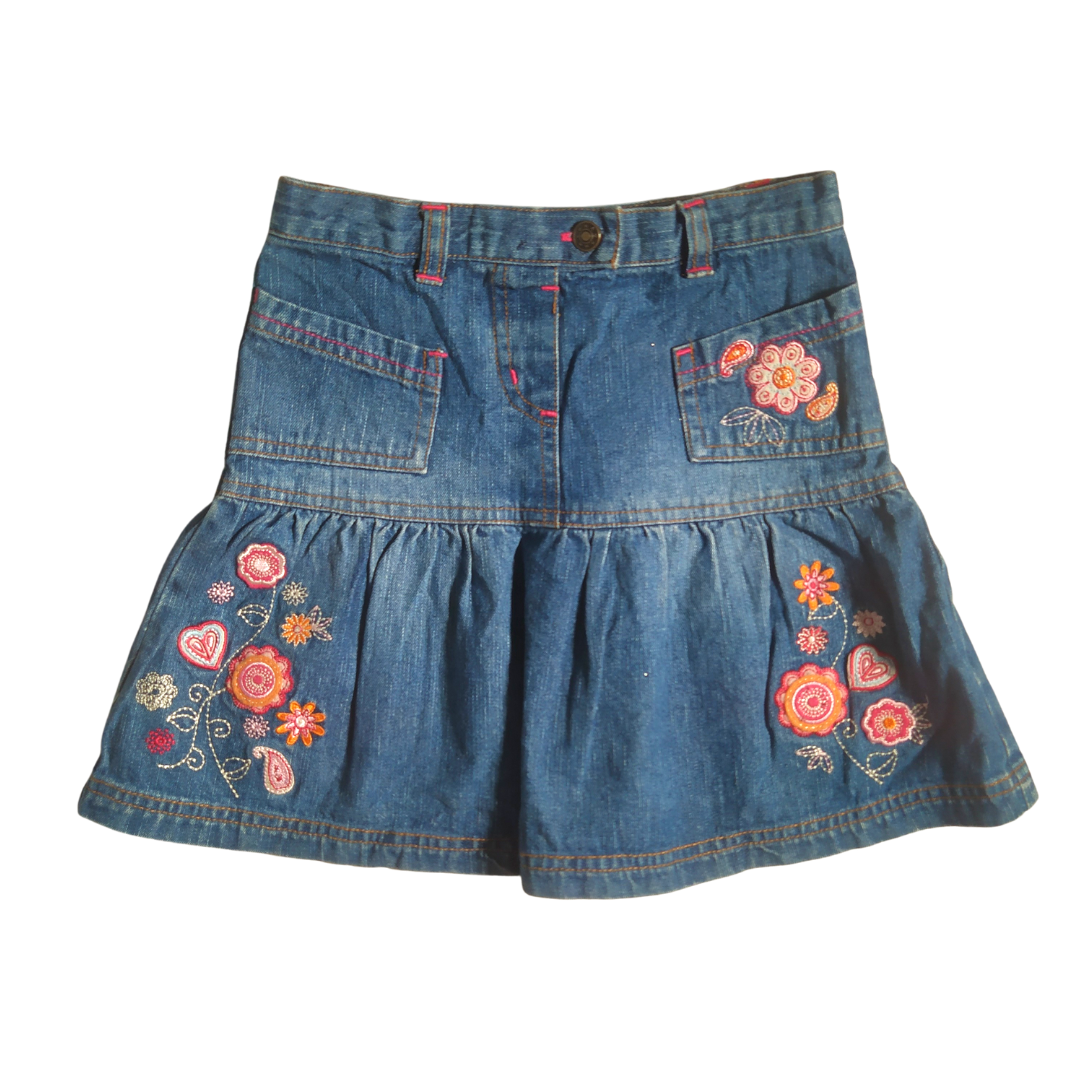 3-4 yrs - Girl2Girl Blue Jeans Skirt