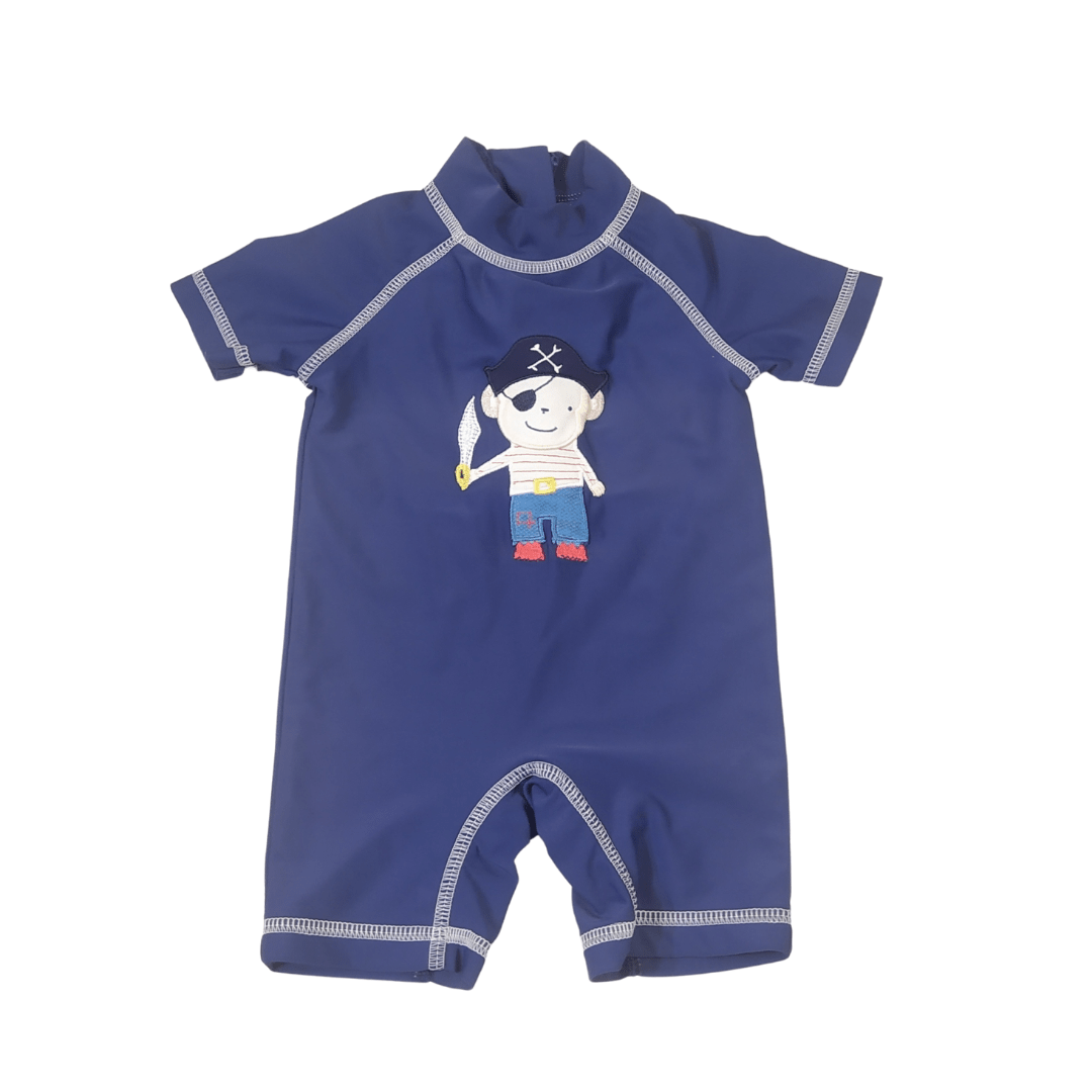 6-9 mths Next Blue Baby One Piece Swimsuit