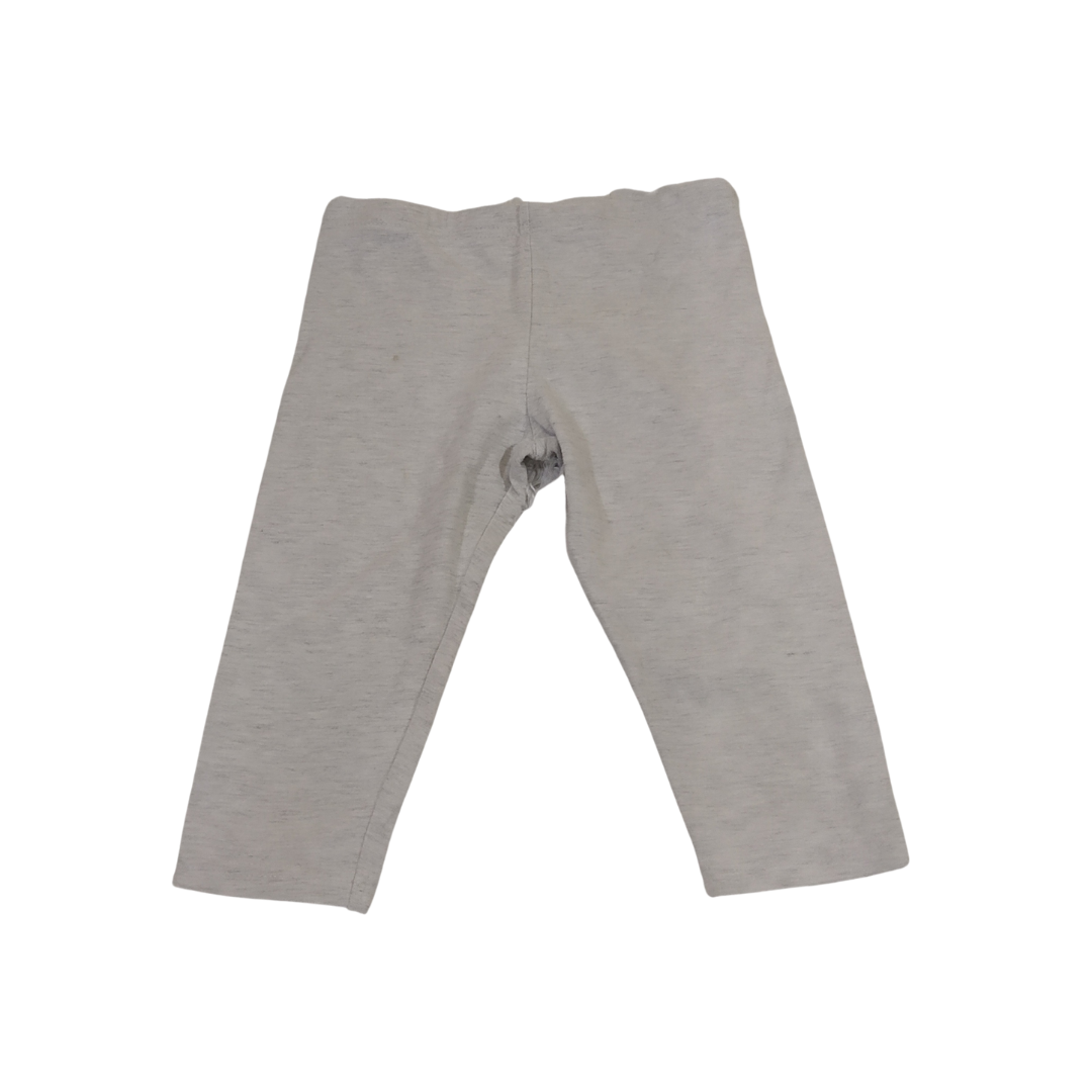 4-5 yrs - Primark Grey Three Quarter Leggings