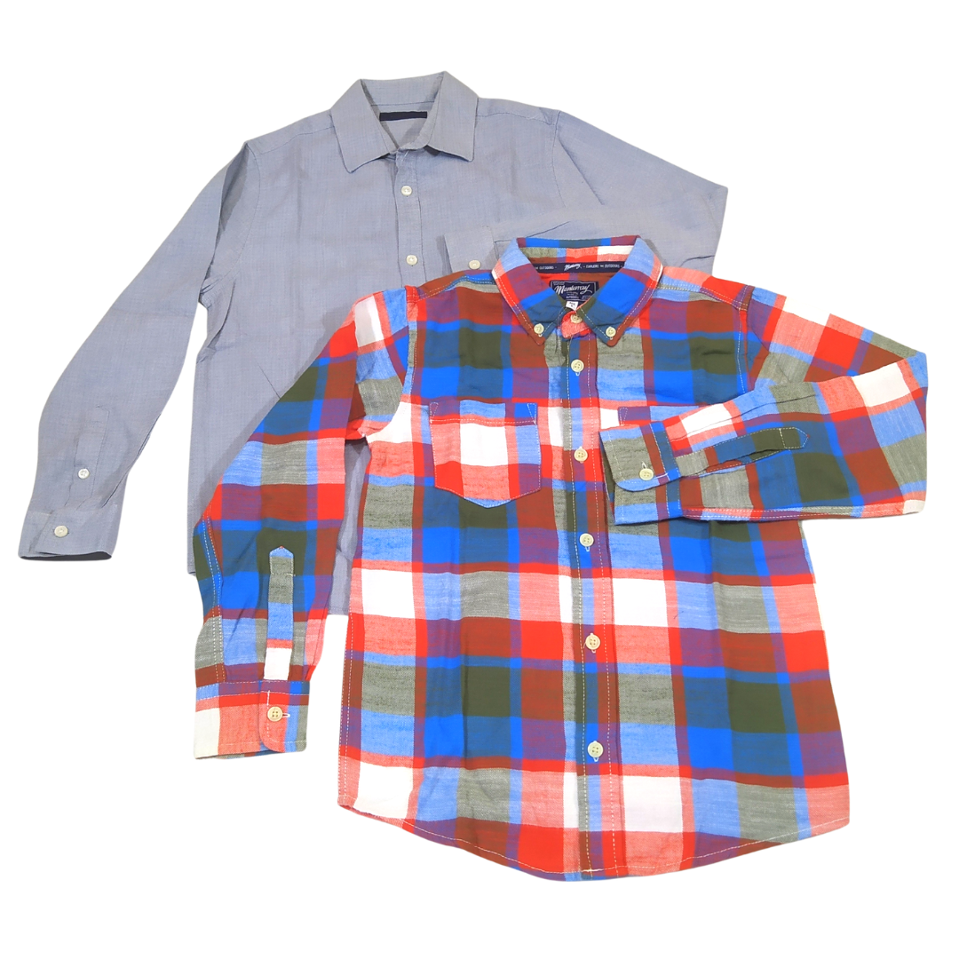 9 yrs - Mantaray/Looksharp Boys Matched Shirts