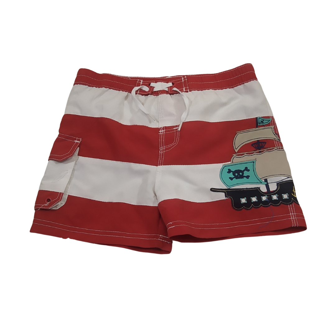18-24 mths - Dunnes Red And White Shorts