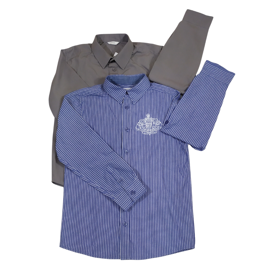9 yrs - Ptu/John Lewis Plain And Atterned Boys Matched Shirts