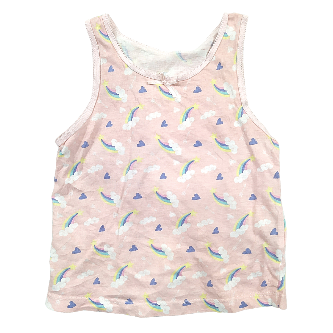 2-3 yrs - Primark Floral Print Girls Singlet