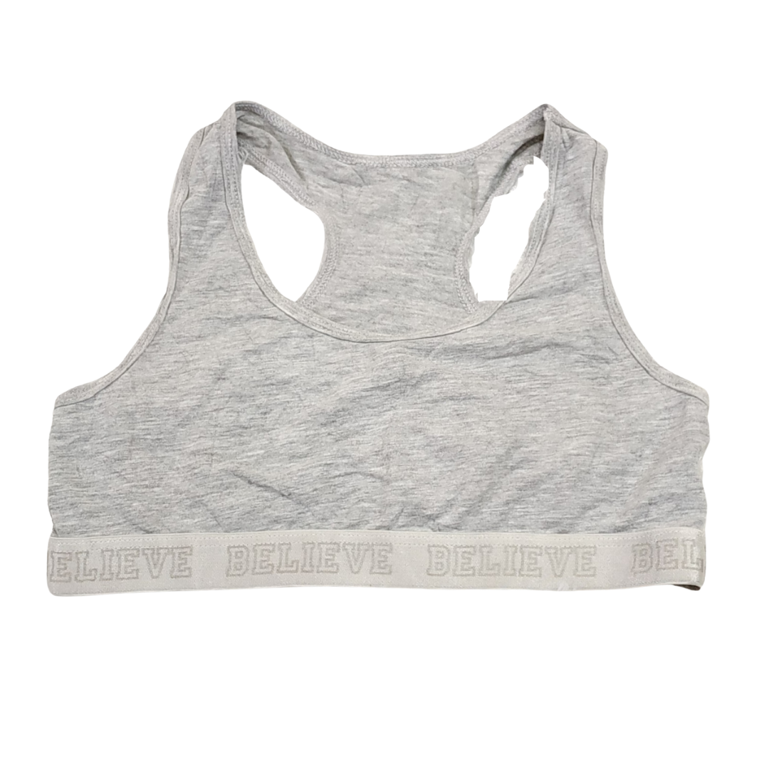 9-10 yrs - Preloved Grey Girls Bra Top