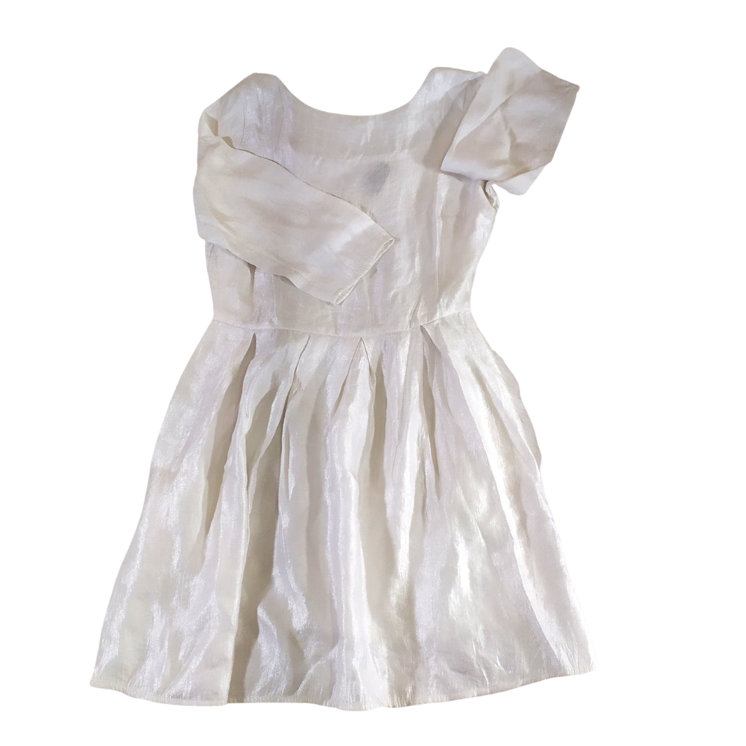 16-18 yrs - Topsh White (Tagged Uk 8) Dress