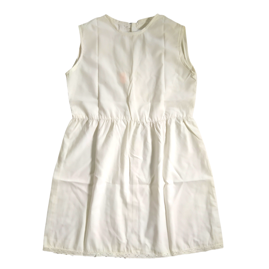 8-9 yrs - Unbranded White Cotton Baptism Dress
