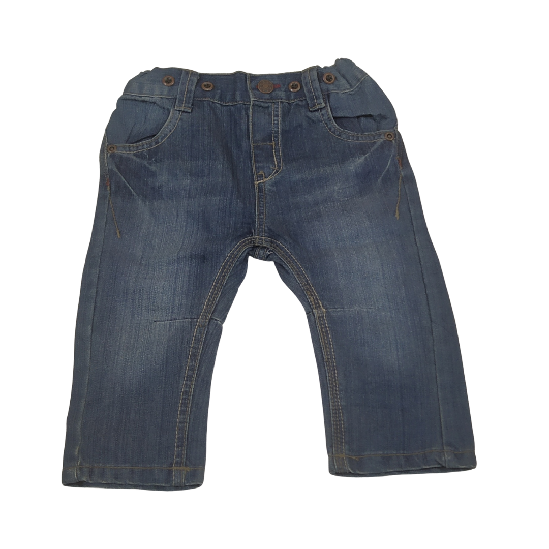 9-12 mths - Smile Blue Baby Bottom