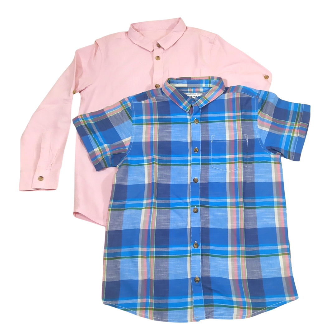 8-9 yrs - True Dudes/M&S Boys Matched Shirts