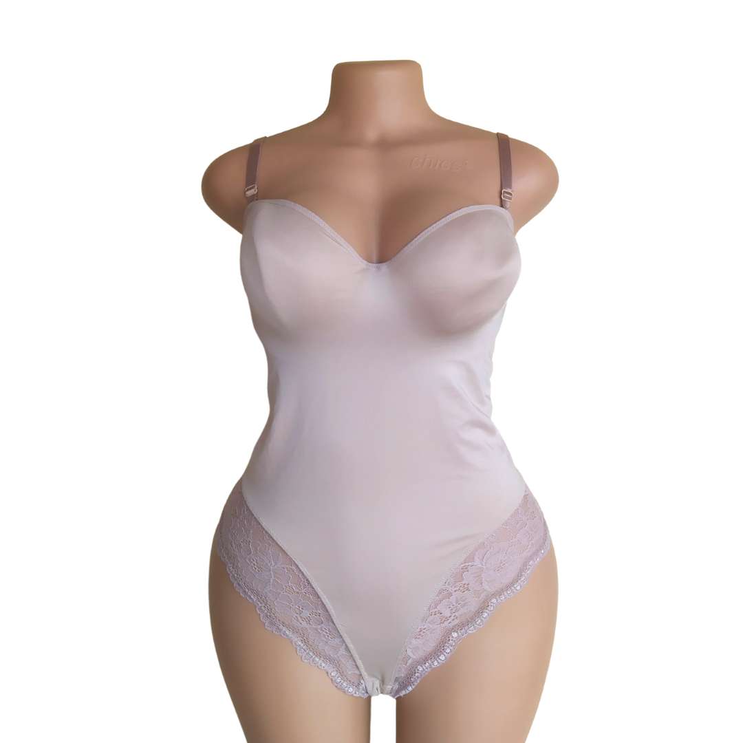 UK 14 - George Brown Thong Control Bodysuit