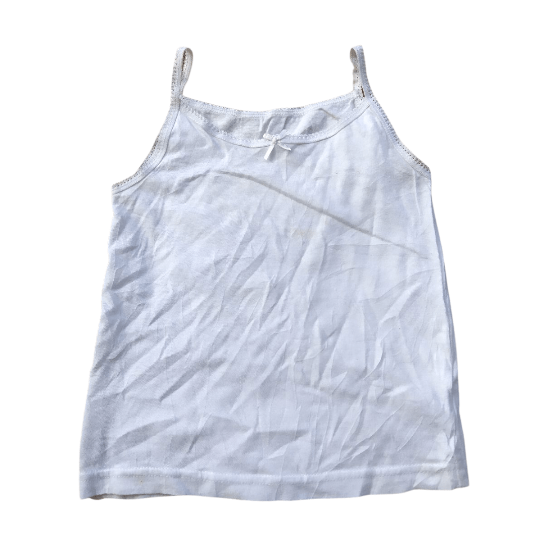 4-5 yrs St Benard Girls White Singlet