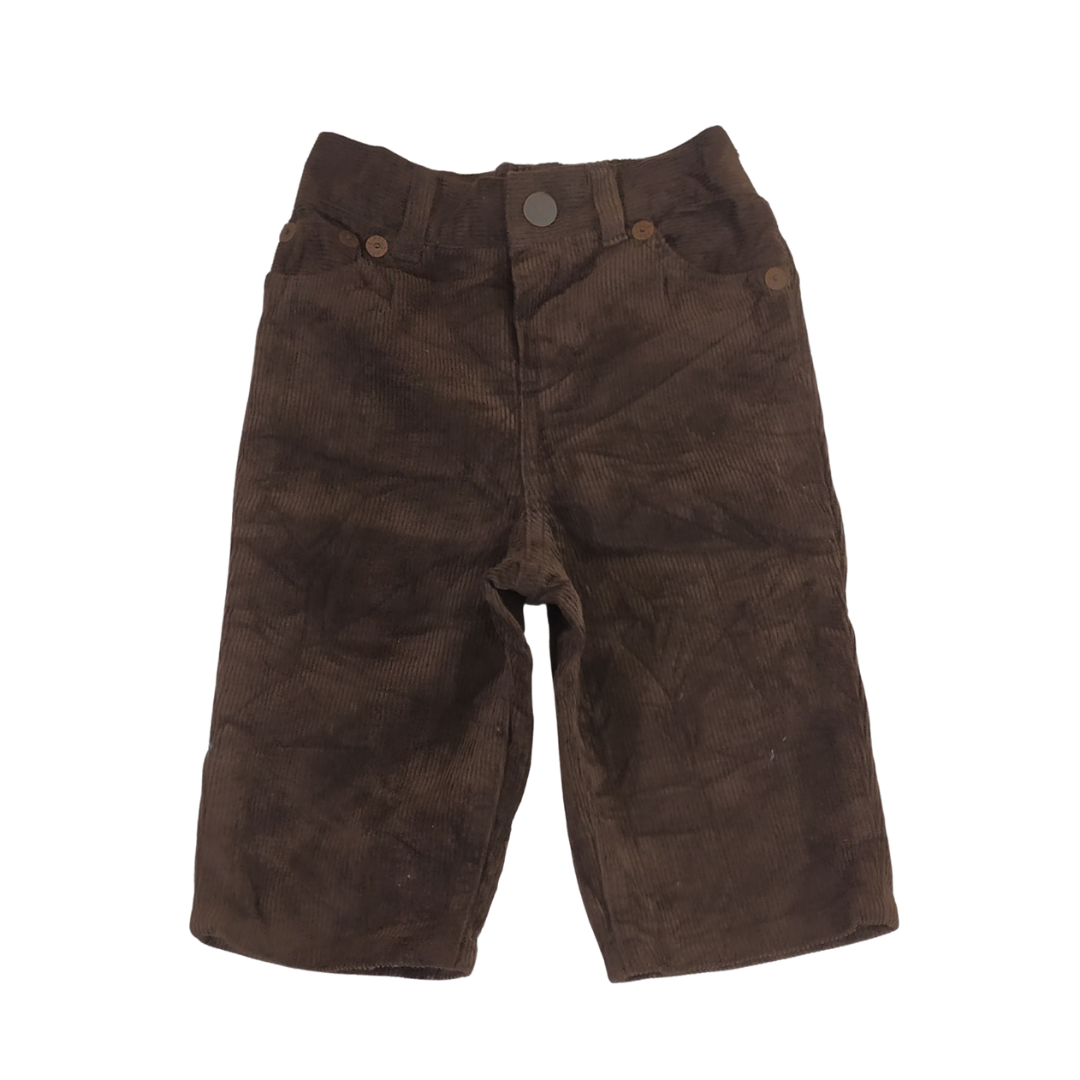 6 mths - Ralph Lauren Brown Corduroy Baby Bottom