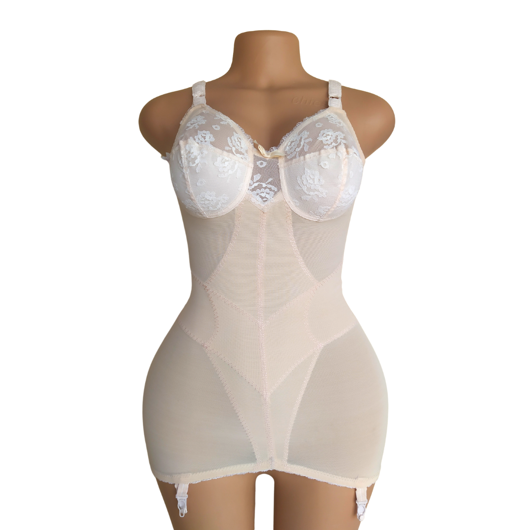 UK 12 -  Unbranded BROWN Bodyshaper Slip