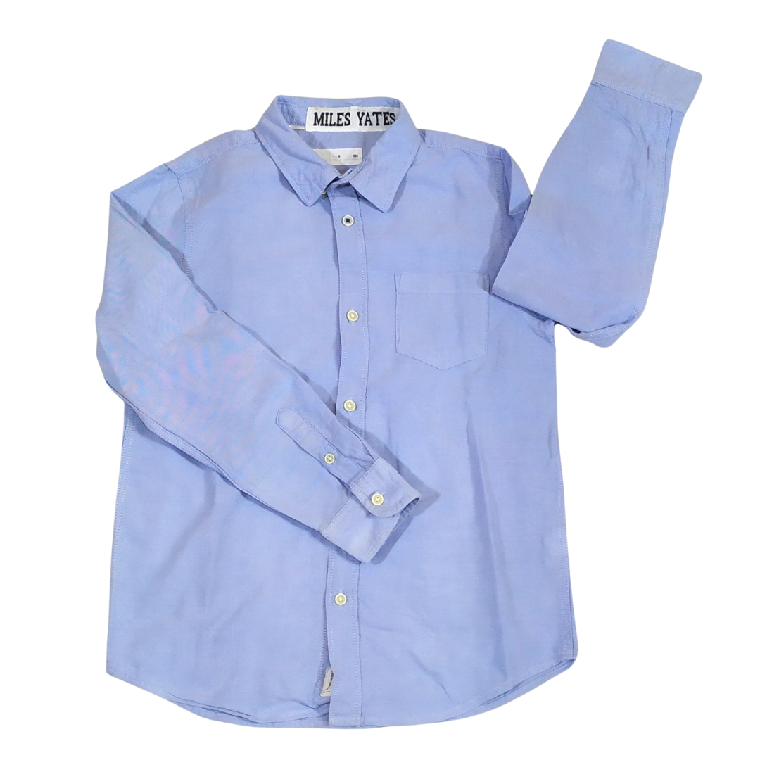 9 yrs - Zara Blue Boys Shirt