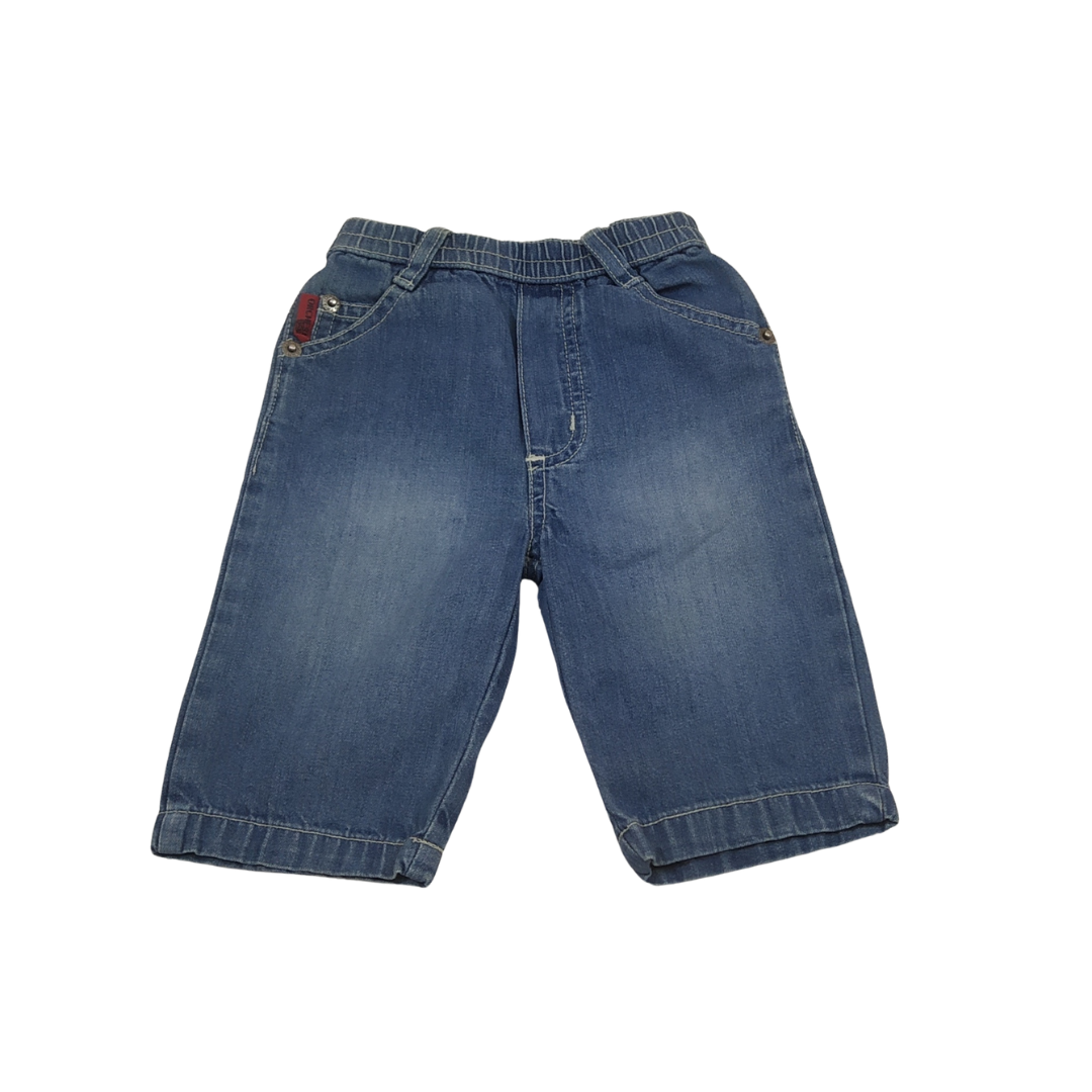 3-6 mths - Basic Blue Wash Baby Bottom