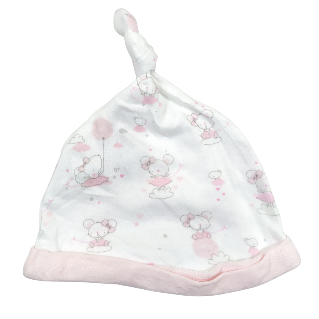 0-3 mths - Preloved Floral Cap