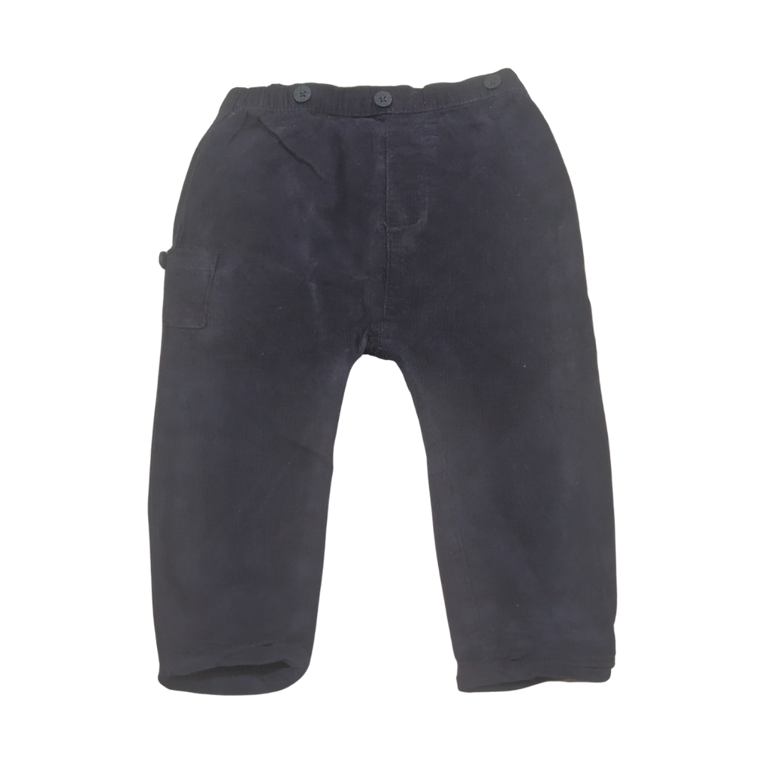 9-12 mths - Next Blue Corduroy Trouser