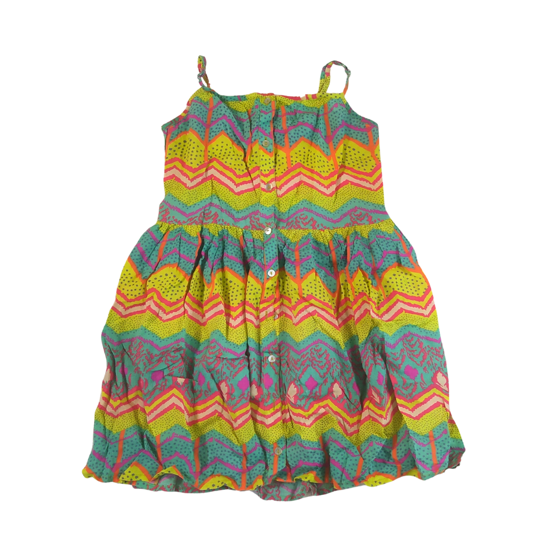 8-9 yrs - Yd Print Casual Dress