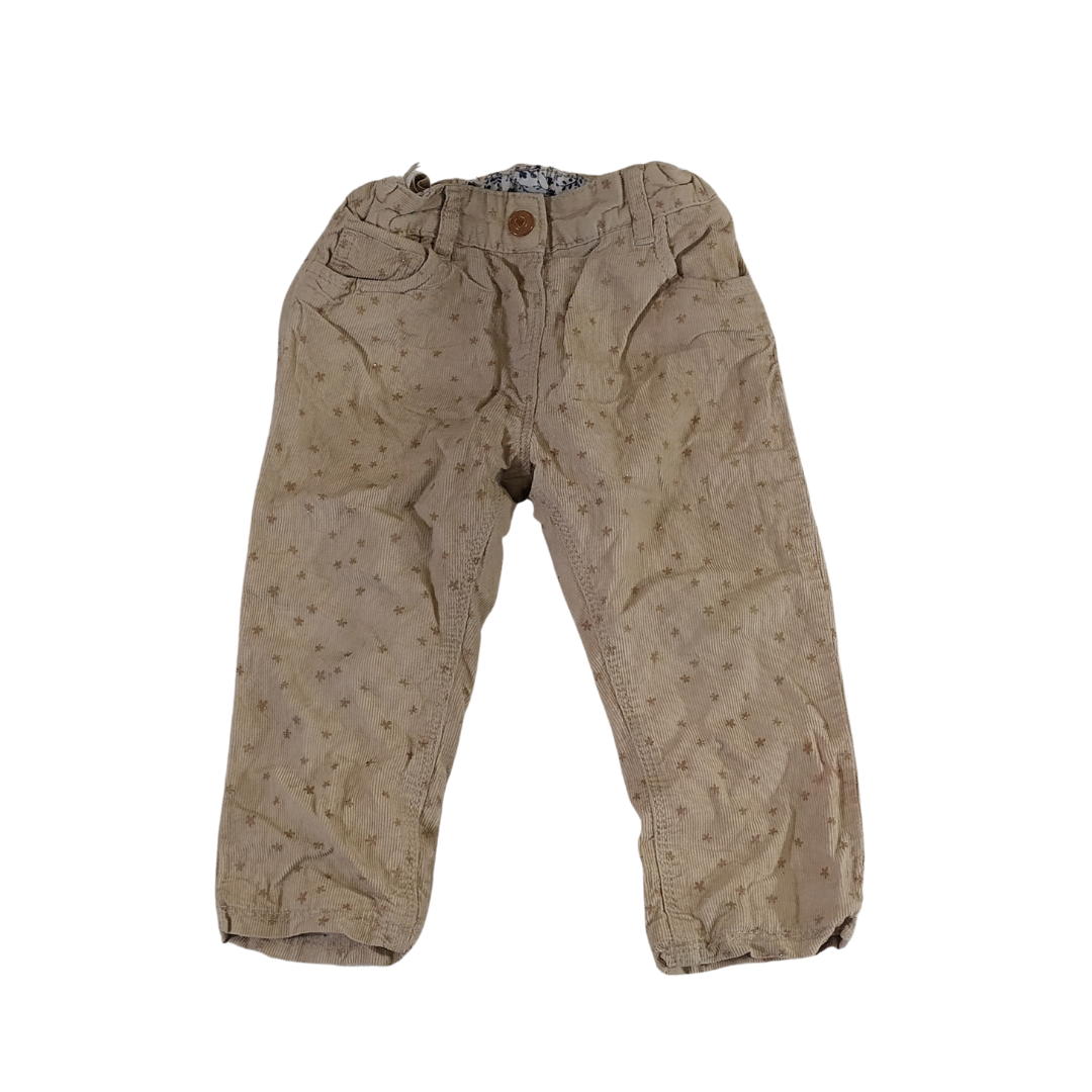 24 mths - Baby Club Off White Star Print Baby Bottom