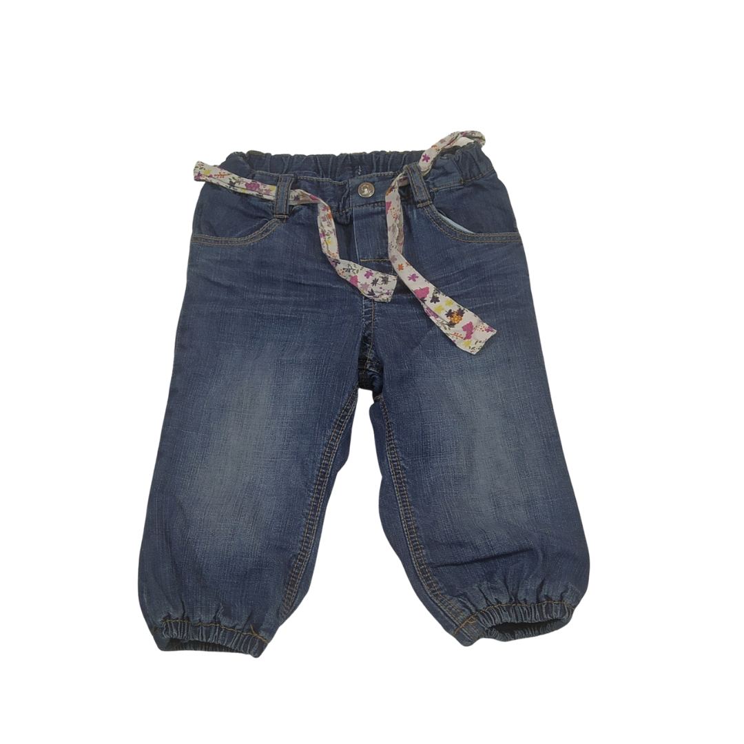 9-12 mths - H&M Blue Wash Baby Bottom