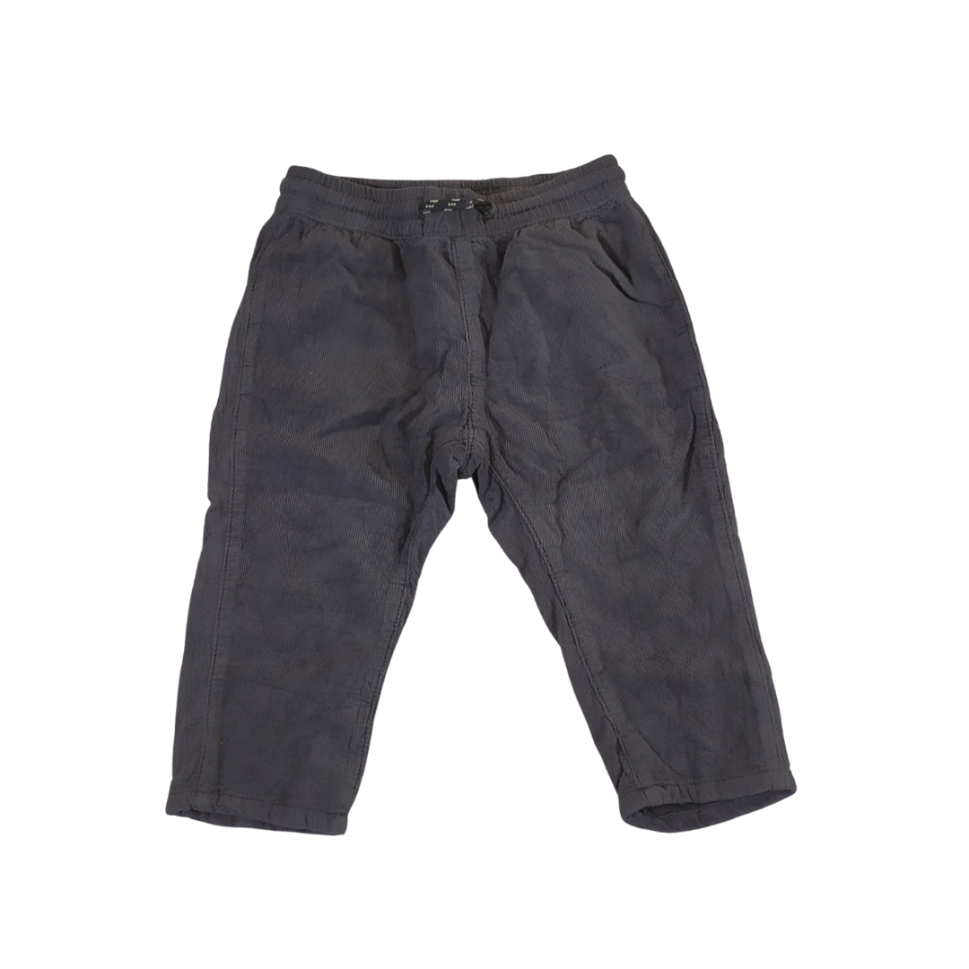 6-9 mths - H&M Grey Corduroy Baby Bottom