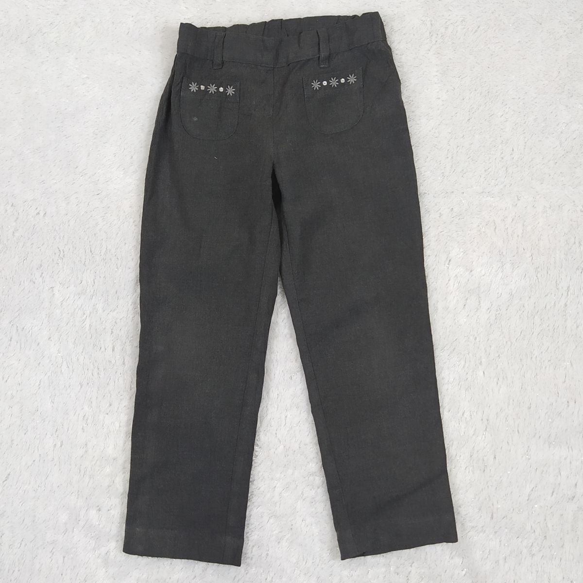 4-5 yrs M&S Girls Grey Formal Trouser