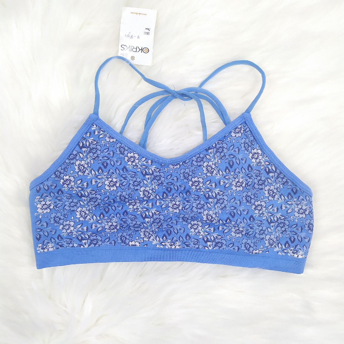 7-8 yrs Live Love Dream Floral Kiddies Bra Top