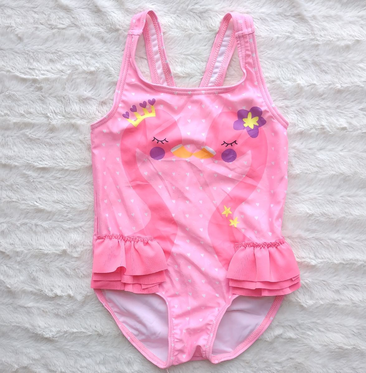 18-24 mths Dunnes Pink Baby One Piece Swimsuit