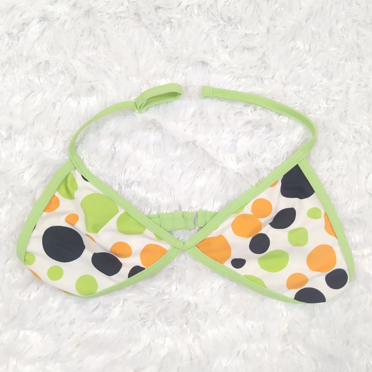 9-10 yrs Preloved Girls Polka Dot Swim Bra Top