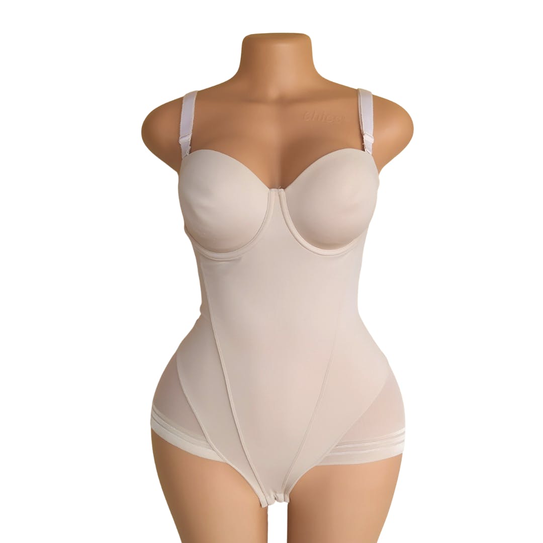 UK 12 – Dunnes Stores Nude Control Bodysuit – Okriks