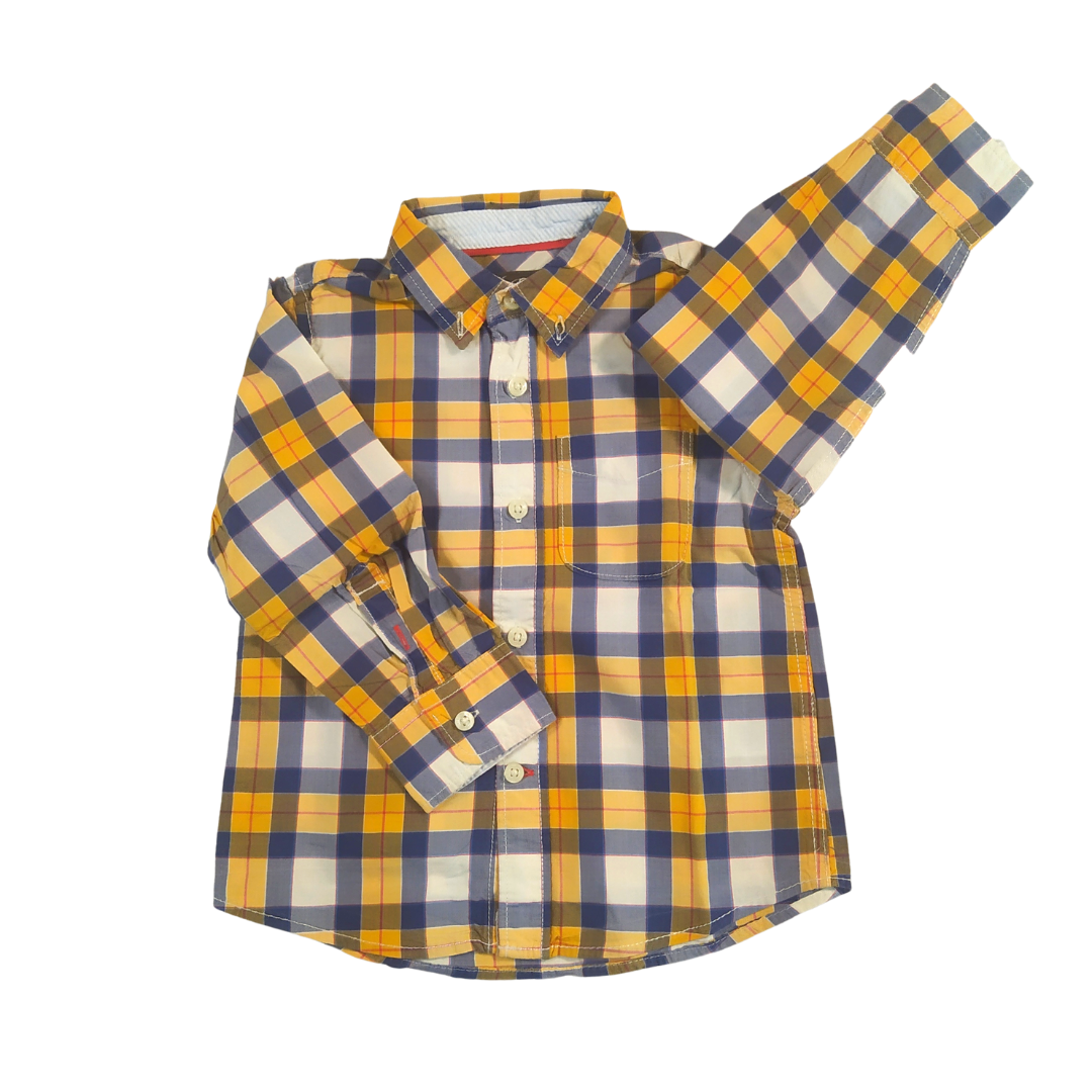 24 Mths - L.O.G.G Check Baby Shirt