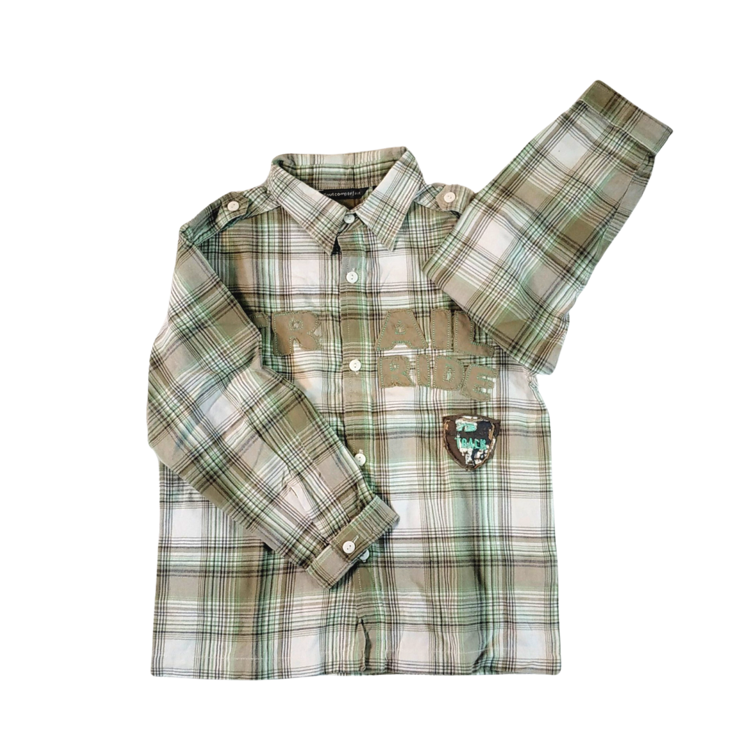 8-9 Yrs - Toutcomptefait Check Boys Shirt