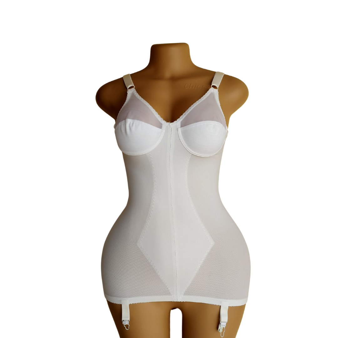 UK 10 - Fantasie White Control Slip 34A Cup